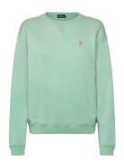 Lightweight Fleece Crewneck Pullover Polo Ralph Lauren Green