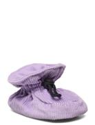 Corduroy Slippers Melton Purple