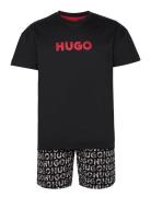 Camo Logo Short Set HUGO Black