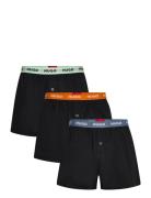 Woven Boxer Triplet HUGO Black