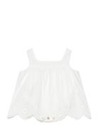 Broderie Anglaise Cotton Dress Mango White