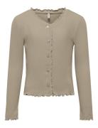 Koglaila L/S Button Top Jrs Kids Only Beige