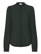 Vichikka Lace L/S Shirt- Noos Vila Green