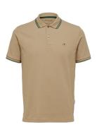 Slhdante Sport Ss Polo Noos Selected Homme Beige