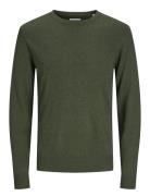 Jjeemil Knit Crew Neck Noos Jack & J S Green