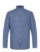 Reg Ut Gmnt Dyed Linen Shirt GANT Blue