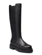 Biadarlene Chelsea Long Boot Leather Bianco Black