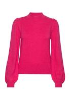 Viril Turtle-Nk Balloon L/S Top - Noos Vila Red