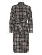 Tjw Check Below Knee Shirt Dress Tommy Jeans Black