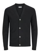 Jjeemil Knit Button Cardigan Noos Jack & J S Black