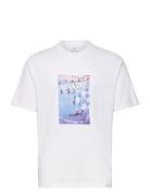 Cotton T-Shirt With Printed Drawing Mango White