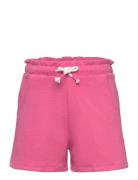 Cotton Drawstring Waist Shorts Mango Pink