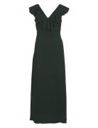 Vifalia V-Neck Long Dress - Noos Vila Khaki