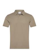 Slim-Fit Cotton-Piqué Polo Shirt Mango Khaki