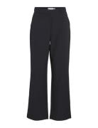 Vimary Hw Straight Pants Vila Black