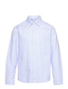 Striped Oxford Shirt Mango Blue