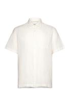 Regular-Fit Linen Shirt With Pocket Mango White