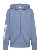 Hooded Full Zip Sweatshirt Champion Blue