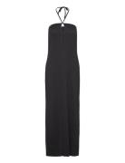 Yassuma Halterneck Ankle Dress - Ka YAS Black