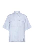 Esma Ss Shirt NORR Blue