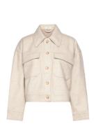 Helia Short Jacket NORR Beige