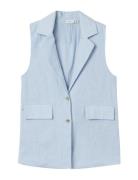 Nkffalinnen Waistcoat Name It Blue