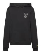 3D Eagle Graphic Hoodie Lyle & Scott Black