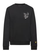 3D Eagle Graphic Sweatshirt Lyle & Scott Black