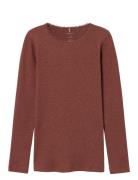 Nkfkab Ls Slim Top Name It Burgundy