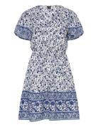 Vmmilan Ss Short Dress Wvn Ga Vero Moda Blue