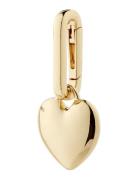 Charm Recycled Heart Pendant Pilgrim Gold