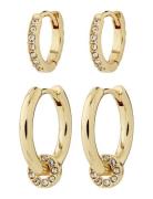 Scottie Recycled Earrings 2-In-1 Set Pilgrim Gold