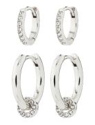 Scottie Recycled Earrings 2-In-1 Set Pilgrim Silver