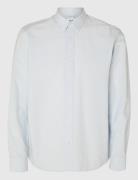 Slhslimsun Shirt Ls Classic Selected Homme Blue