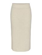 Yasassi Hw Midi Knit Skirt S. Noos YAS White