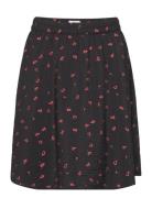 Mschvinaya Ladonna Skirt Aop MSCH Copenhagen Black