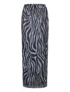 Tjw Lr Zebra Knit Maxi Skirt Tommy Jeans Navy