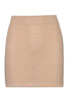 Knitted Miniskirt Mango Beige