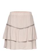 D6Chia Eyelet Mini Skirt Dante6 Beige