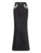 Twill Maxi Skirt ROTATE Birger Christensen Black