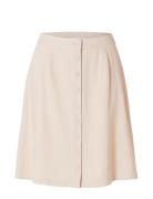 Slfgulia Hw Short Skirt Selected Femme Cream