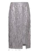 Madelin Sequin Skirt Hosbjerg Silver