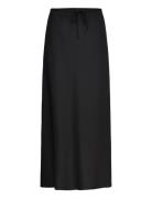 Long Skirt With Adjustable Bow Mango Black