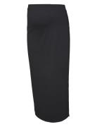 Mllif Jrs Midi Skirt Hw A. Mamalicious Black