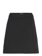 Vitolga Short Hw Wrap Skirt Vila Black