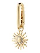 Charm Recycled Sun Pendant Pilgrim Gold