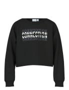 Nkfvanita Ls Short Boxy Sweat Unb Name It Black