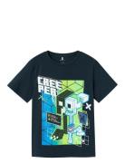 Nkmjoshi Minecraft Ss Top Box Bfu Name It Blue