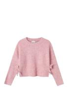 Nkflinnea Ls Loose Short Knit Name It Pink