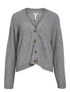 Objditte Re L/S Knit Cardigan Noos Object Grey